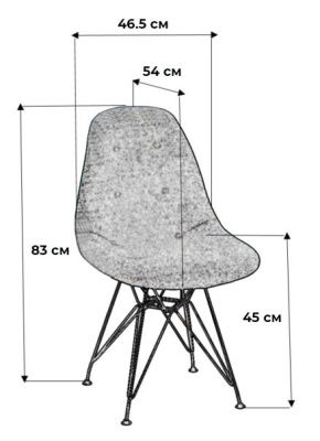 Стул Eames Измр/W фото Стул Eames Измр/W. Фото №3