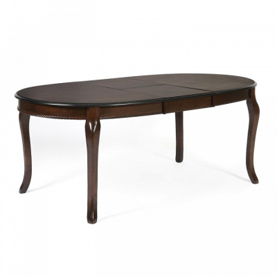 Стол раскладной Royal ( RY-T6EX ) дерево гевея/мдф, 150+44х106х75см, Tobacco. Фото №2