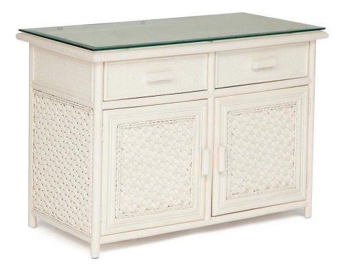 Комод Andrea (2 ящика)  TCH White (белый). Фото №1