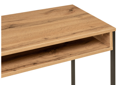 Стол, Лео Лофт дуб вотан / матовый черный. Фото №4