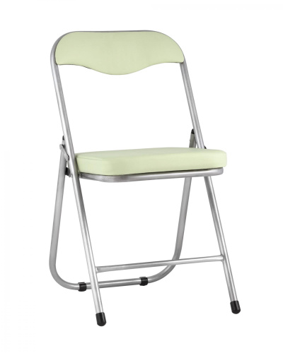 Стул складной ДЖОН металлик, мятно-зеленый. Фото №1
