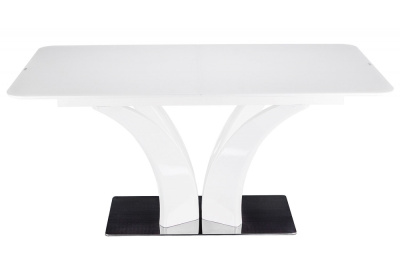 Стол стеклянный Horns 140 super white. Фото №3