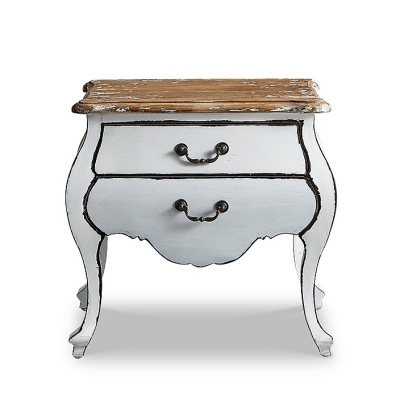 Тумбочка прикроватная FL-4016 белая. Фото