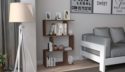 Стеллаж Polini Home Smart, коричневый. Фото