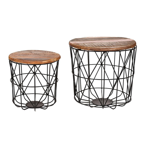 Набор из 2-х журнальных столиков Secret De Maison Jimmy (mod. M-8141) (Натуральный). Фото №1