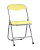 Стул складной ДЖОН металлик, желтый