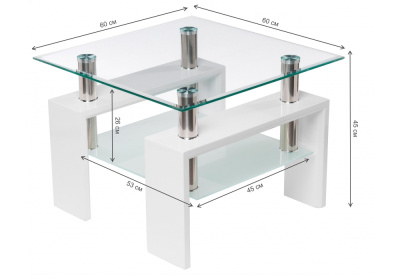 Журнальный стол ST-052 white. Фото