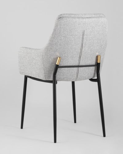 Кресло Саманта рогожка светло-серый. Фото №7