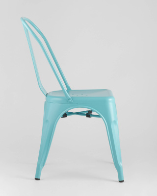 Стул TOLIX голубой матовый фото Стул TOLIX голубой матовый. Фото №5