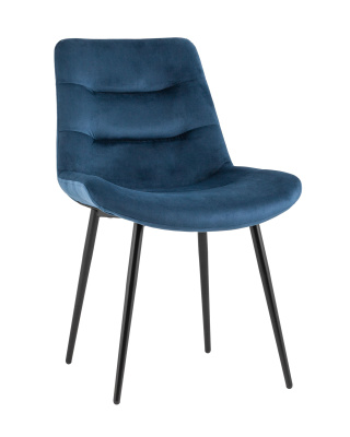 Стул Остин велюр пыльно-синий. Фото №2