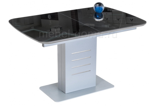 Стол Кейтлин серый / черный. Фото №1