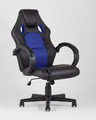 Кресло игровое TopChairs Renegade синее. Фото №3