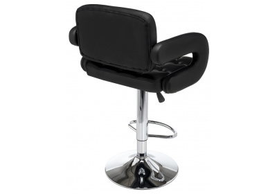 Барный стул Shiny черный фото Барный стул Shiny черный. Фото №4