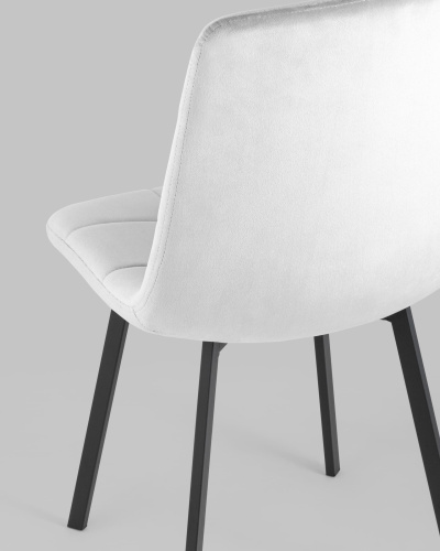 Стул Chilly велюр серебристый. Фото №8