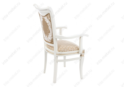 Стул деревянный Mariano молочное / патина фото Стул деревянный Mariano молочное / патина. Фото №3