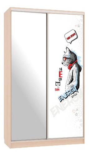 Рио 9-600 Энерджи (полки справа) дуб млечный. Фото №1