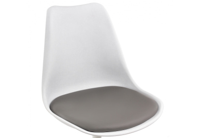 Стул Tulip белый / серый. Фото №3