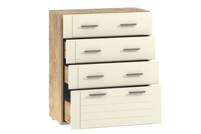 Комод Livorno НМ 040.46 Софт Панакота, Дуб Бунратти фото Комод Livorno НМ 040.46 Софт Панакота, Дуб Бунратти. Фото №2