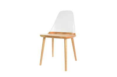 Стул DC-S123 белый/бук фото Стул DC-S123 белый/бук. Фото №5