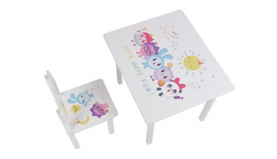 Набор для детской Polini Kids Малышарики 105 S, белый. Фото №5