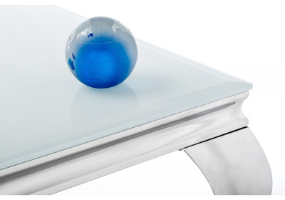 Стол стеклянный Sondal 160 белый фото Стол стеклянный Sondal 160 белый. Фото №4