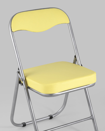Стул складной ДЖОН металлик, желтый фото Стул складной ДЖОН металлик, желтый. Фото №9