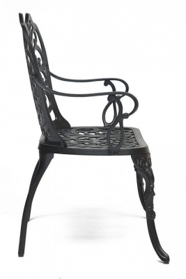 Скамья Secret De Maison Symphonie  сплав металла/алюминий, 95х56х92см, черный. Фото