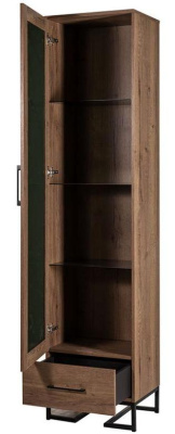Шкаф витрина Loft Дуб Табак. Фото №5