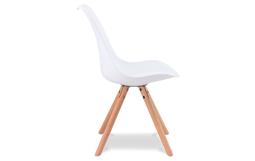 Стул PW072Y белый/бук. Фото №6