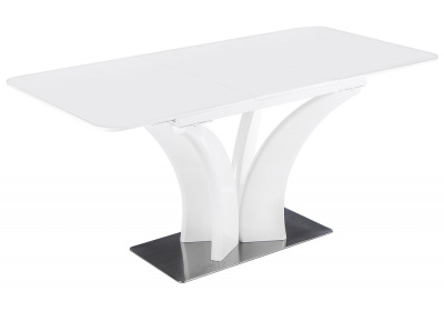 Стол стеклянный Horns 160 super white фото Стол стеклянный Horns 160 super white. Фото №2