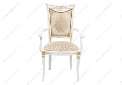 Стул деревянный Mariano молочное / патина фото Стул деревянный Mariano молочное / патина. Фото №2