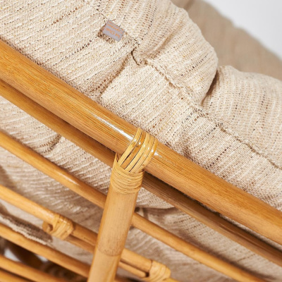 Кресло-качалка плетёное Papasan 23/01B + Подушка Honey фото Кресло-качалка плетёное Papasan 23/01B + Подушка Honey. Фото №4