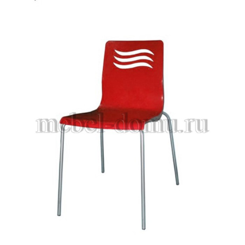 Кресло BEATA (mod. 8266) металл/ткань, 56х60х82 см, рыжий/черный, G062-24 (поставляется по 2 шт). Фото №1