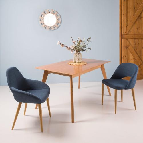 Кресло Lars Сканди Блю/Натур. Фото №6