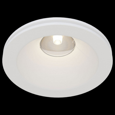 Встраиваемый светильник Maytoni Gyps Modern DL002-1-01-W фото Встраиваемый светильник Maytoni Gyps Modern DL002-1-01-W. Фото №2