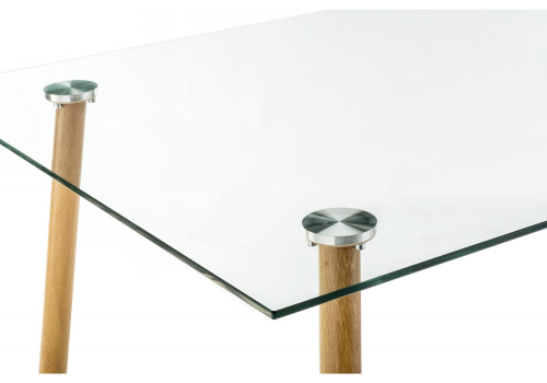 Стол стеклянный Rober wood. Фото №6