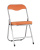 Стул складной ДЖОН металлик, оранжевый. Фото №2